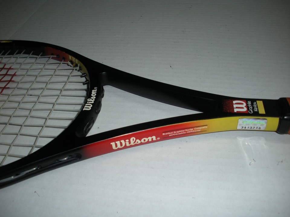 WILSON PRO STAFF 6.0 MIDSIZE 85 TENNIS RACQUET (6.1 CLASSIC PAINT JOB ...