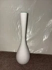Royal Haeger USA Marked R 1915 White Lava Glaze With Smooth Turquoise Inside 15”