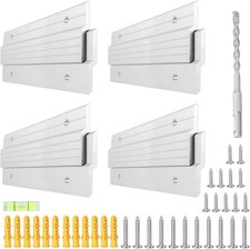 French Cleat Hanger 30 inch - 4 Pairs Heavy Duty Aluminum Alloy Picture Hangi...