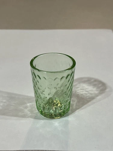Vintage Rare Federal Depression Glass Uranium Toothpick Holder