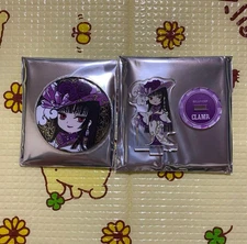 CLAMP Mini Acrylic Stand Badge Set xxxHOLiC Yuuko Ichihara Purple Ver