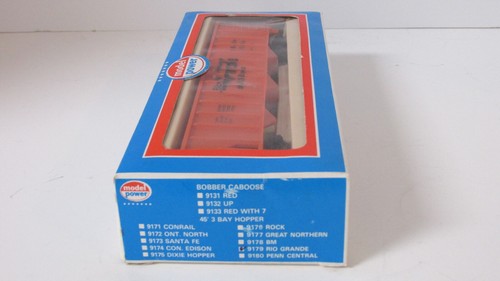 Hopper 3 bay RioGrande D&RGW 78556 Orange plastic Model Prower in box #9179 HO. - Picture 3 of 22