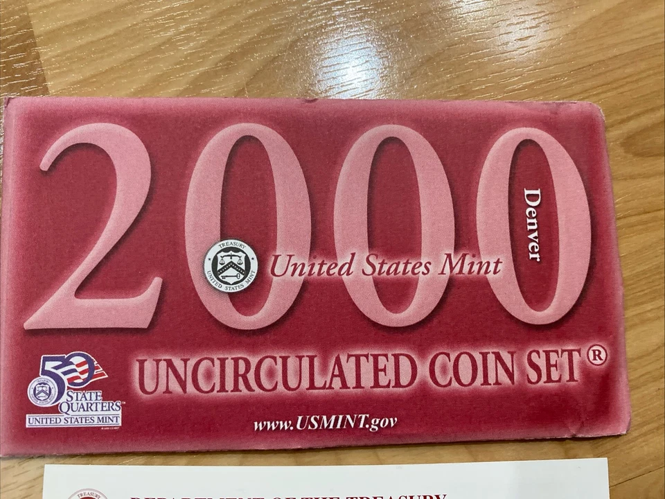 2000 Denver United States Mint Uncirculated Coin Set - Image 3 of 4