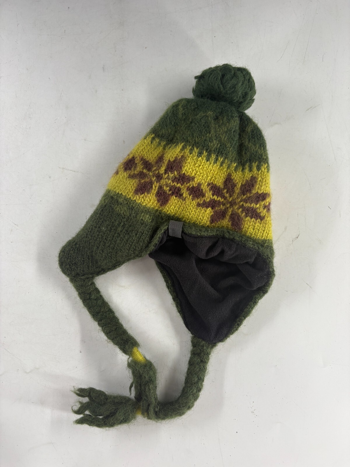 ARC'TERYX Arcteryx Beanie Lana Verde Giallo Nappe Spedizione Gratuita