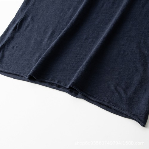 Mens V Neck/Round Neck Slim Fit T-shirt Solid Color Short Sleeve Pullover Tops - Picture 21 of 64