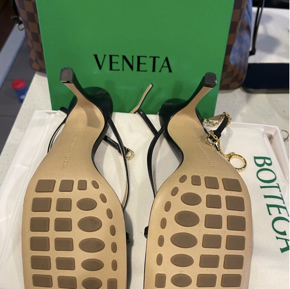 Sandalias de tacón de aguja BOTTEGA VENETA para mujer 10,5 Foto 3 de 4