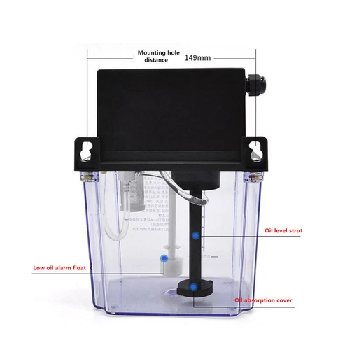 2L Automatic Electric Lubrication Pump Oiler Oiling Pumps w/ Pressure Guage 220V - Bild 5 von 6