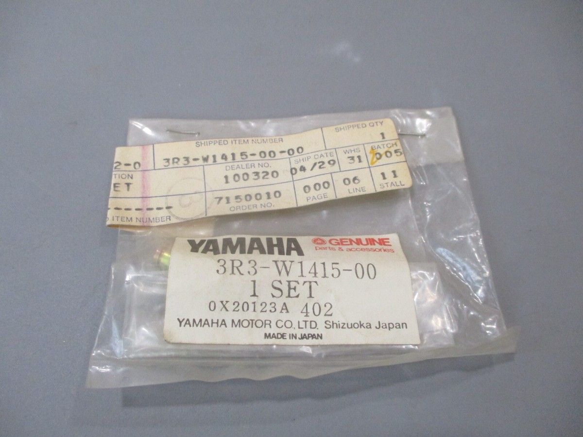 NOS Yamaha OEM Adjuster Set 1982 YZ125 1982-1983 IT175 3R3
