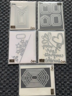 Diverse Stampin up  Thinlits: Geburtstag/Basics