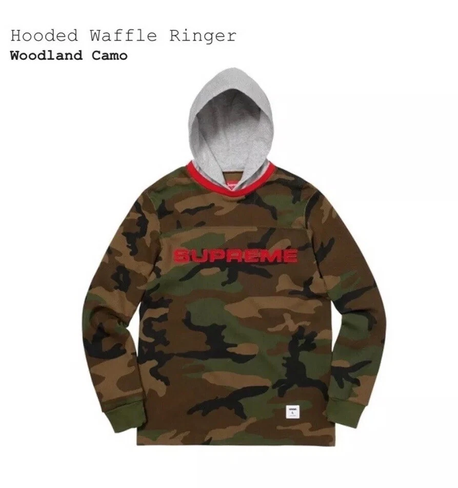 Supreme green camo deals hoodie