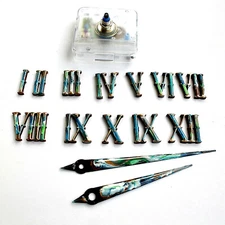 Roman Or Arabic Clock Numbers  25mm/1 inch (approx.),  Hands And Meshanism, DIY.