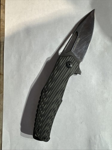 Willumsen Copenhagen Zero7 Folding Knife 3.5" 440C Steel Blade Green GRN Handle - Picture 3 of 6