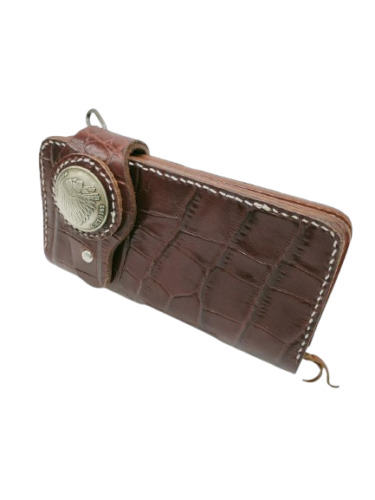 Redmoon leather long wallet - Gem Redmoon leather long wallet - Gem