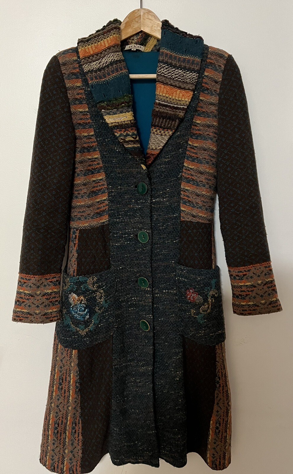 Magnificent Ivko Coat/Sweater (colorful, eye catcher) Made in Serbia ...