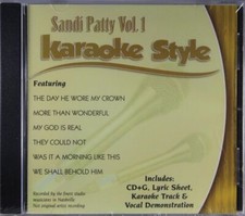 Sandi Patty Volume 1 Christian Karaoke Style NEW CD G Daywind 6 Songs