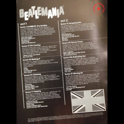 1977 Beatlemania Musical Souvenir Program Winter Garden Ticket