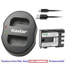 Kastar Battery Dual Charger for Canon NB-2L CB-2LW & Canon EOS Digital Rebel XT