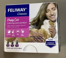 Feliway Classic Diffuser Refill 48 Ml Cat Constant Calming 3 Refills Sep 2027