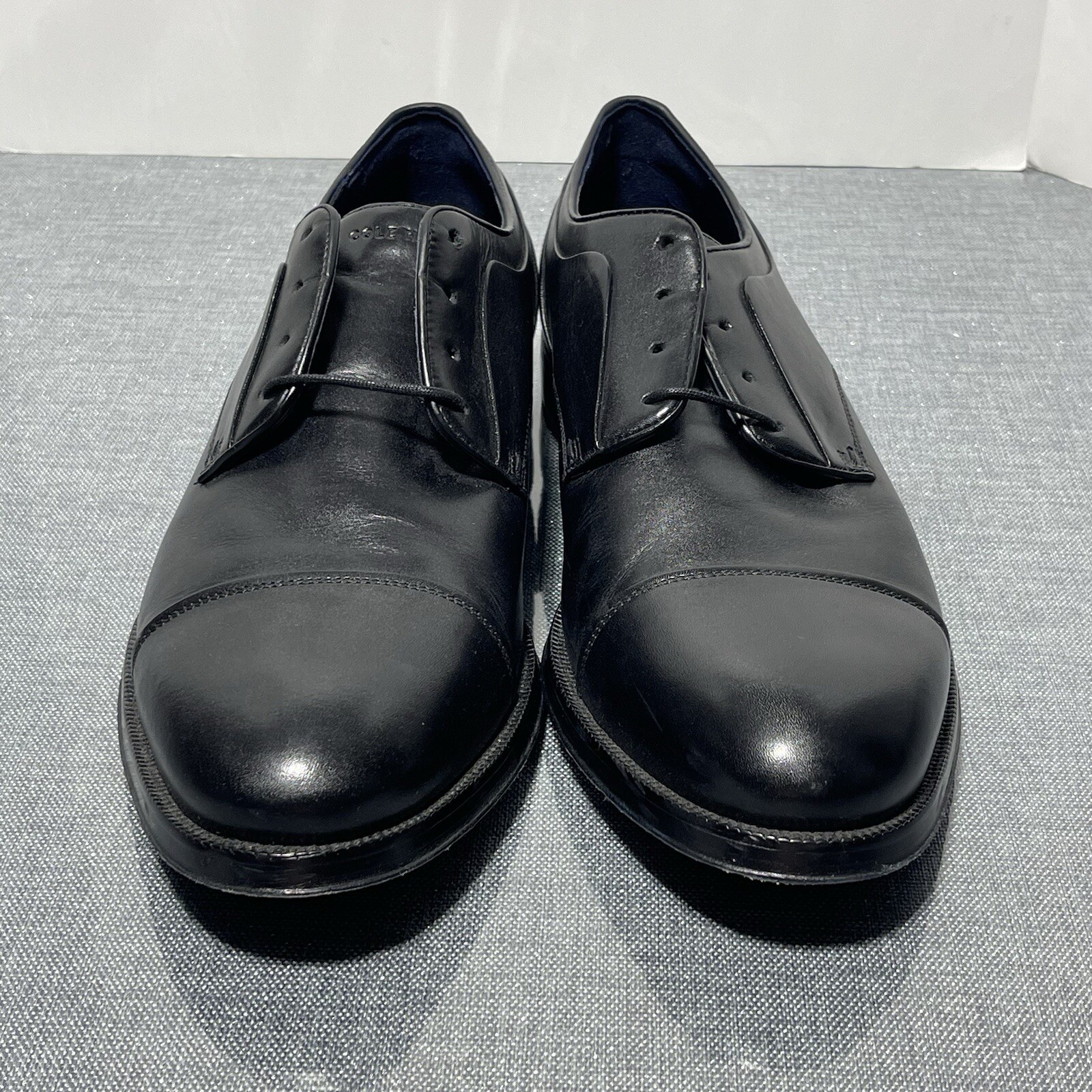 SAOLA Scarpe Cole Haan Grand 360 da uomo taglia 13 scarpa nera in pelle con lacci punta derby