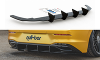 CUP Diffusor Ansatz FüR VW Golf 8 HeckstoßStange Rear Splitter Hinten Race ABS