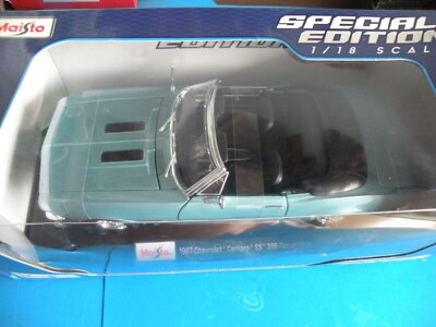 Maisto 1967 Chevrolet Camaro SS396 1:18 Diecast Car for sale