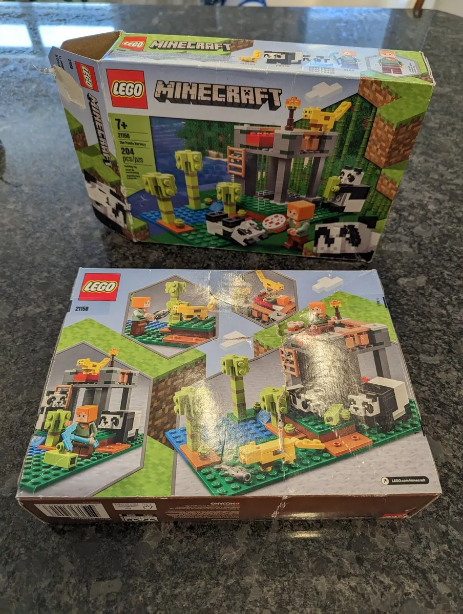 Lego 21158 minecraft the panda nursery building set hot sale