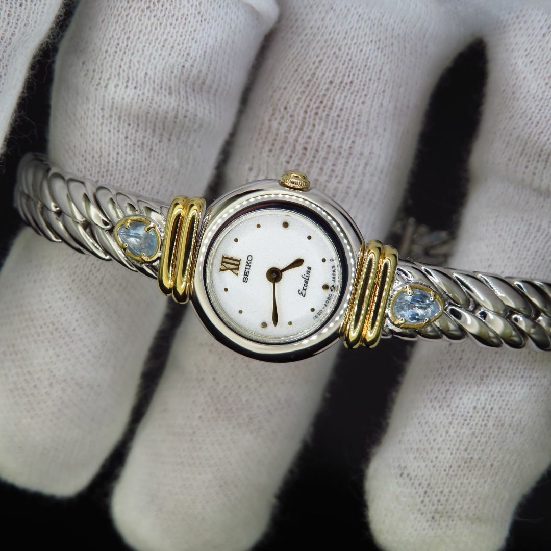 SEIKO Exceline 1E20-0680 Jewelry Watch 2P Sapphire SEIKO Exceline 1E20-0680 Jewelry Watch 2P Sapphire