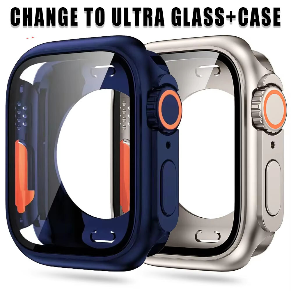 For Apple Watch Series 10 46mm 42mm SE Change to Ultra Case iWatch  Cover