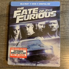 The Fate of the Furious (Blu-ray / DVD) Steelbook   AKA Fast And Furious 8