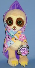 Kipp Brothers Snug Buddies Sloth Plush baby 10"-with glow in the dark Blanket-NW