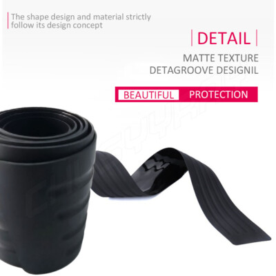 Car 4D Carbon Fiber Plate Sticker Sill Scuff Cover Trunk