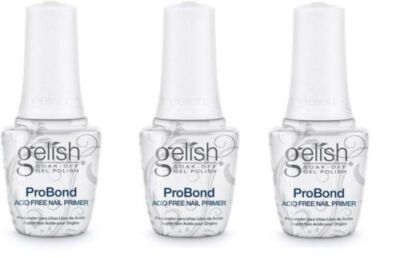 Harmony Gelish ProBond Acid Free Nail Primer 3pcs Bundle Deal On Sale