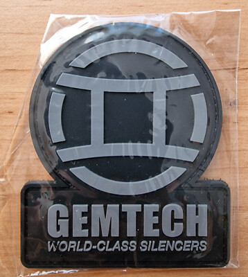 GEMTECH Silencers Patch  - not suppressor SUREFIRE CDS B&T SILENCERCO HUXWRZ