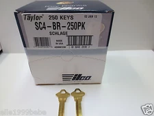 250 Schlage SC4 1145A  /  Brass / Made in USA by Ilco