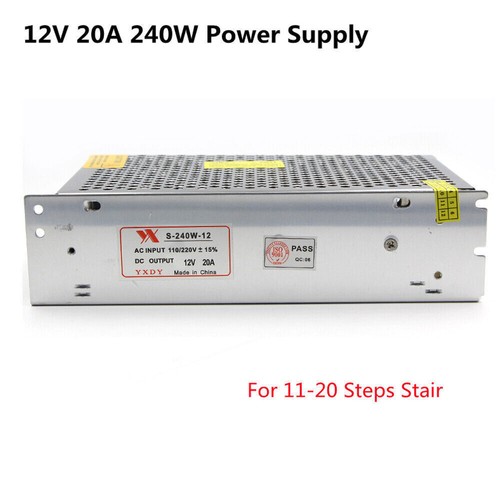Controlador de luz de escalera con sensor PIR 32 CANALES 2 CANALES RGB píxeles SPI LED tira atenuadora escaleras - Imagen 20 de 25