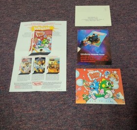 Bubble Bobble (Nintendo) NES (100% Authentic!) Complete in Box! (Works Well!)
