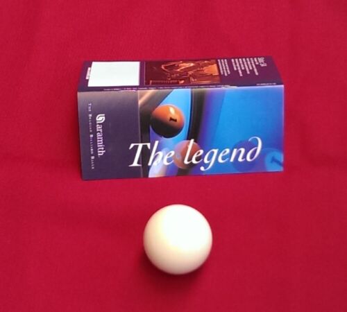 ARAMITH 1 7/8 INCH MATCH WHITE CUE BALL FOR POOL. (UK POOL 