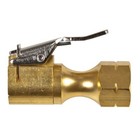 PCL Heavy Duty Straight Clip On Tyre Valve Connector 1/4" BSP Female Thread