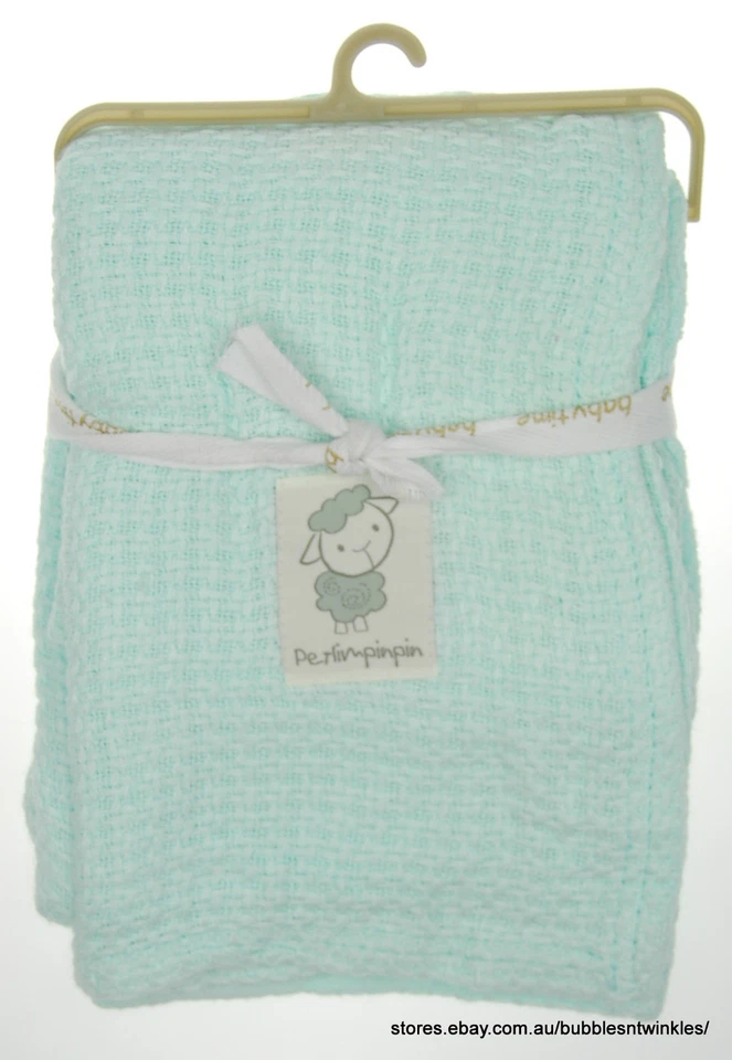Baby BAMBOO Knitted Blanket / Throw 'Perlimpinpin' Brand Soft & Light 92x92cm - image 3 of 4