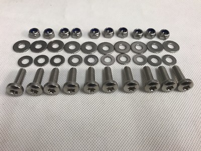 Land Rover Defender Edelstahl Querträger hinten Torx Sicherheitsschraubensatz