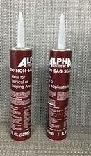 Alpha Systems 1010 Non-Sag RV Lap Sealant White  2 pack New
