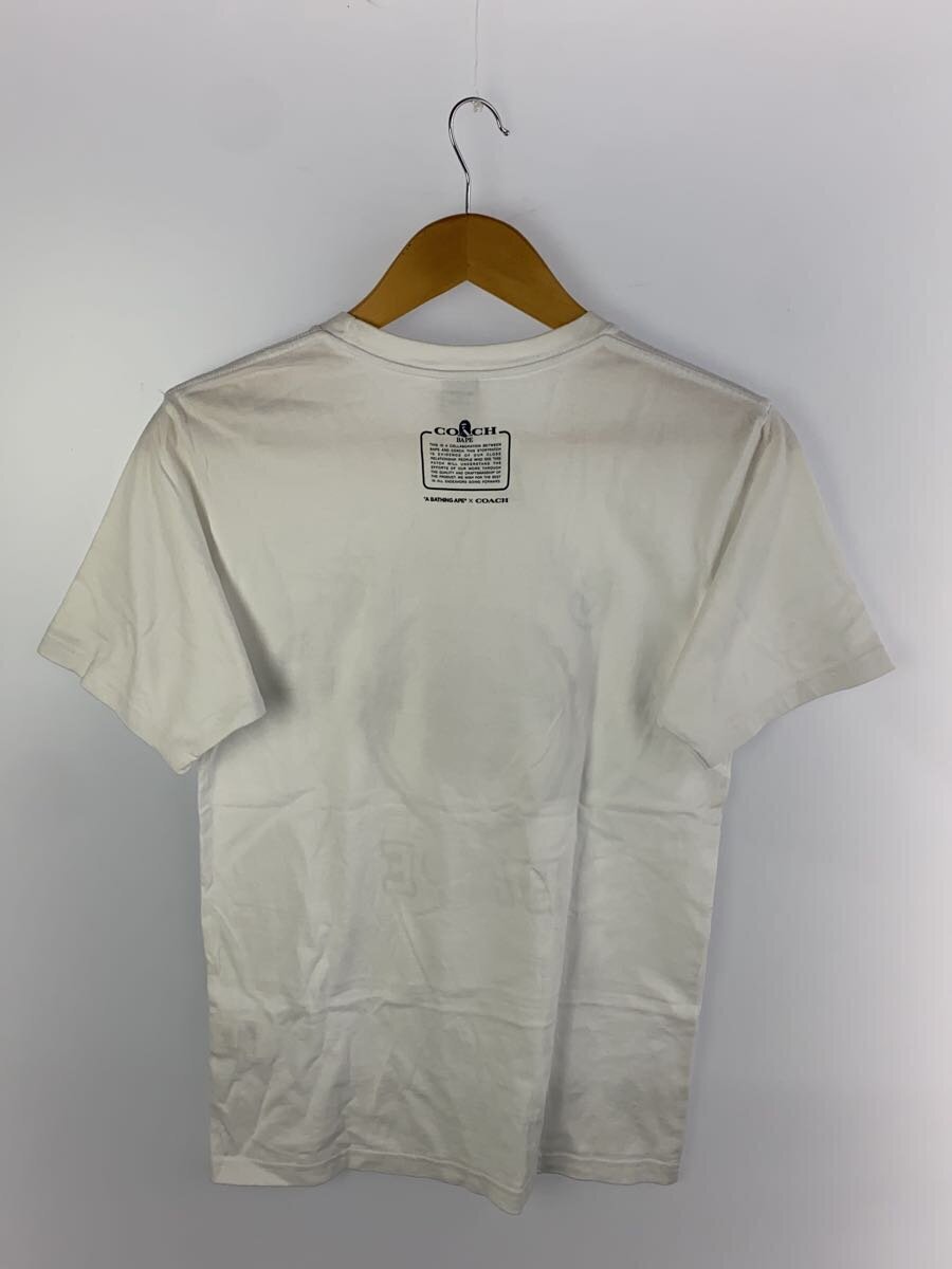 COACH × A BATHING APE TShirt cotton white S Used | eBay