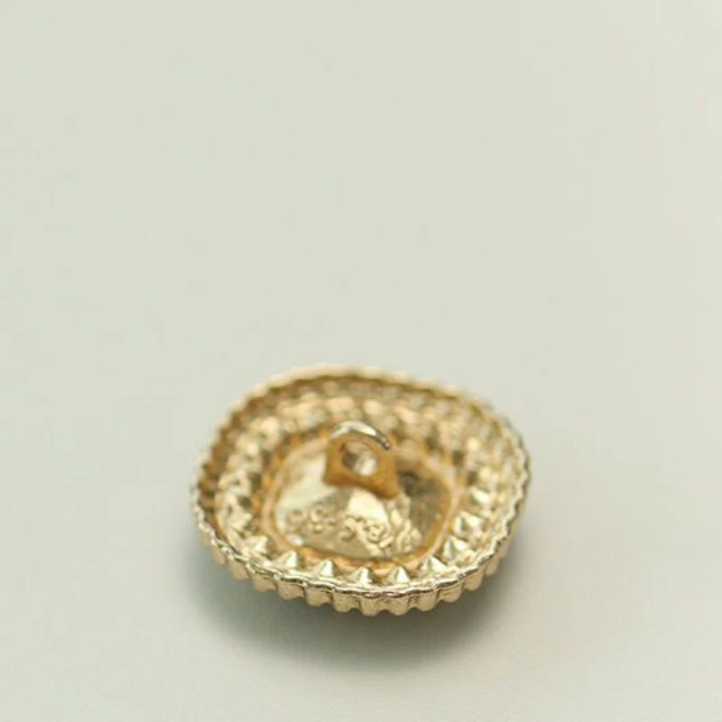 5Pcs 18/22/25mm Square Buttons Crystal Shiny DIY Sewing for Fur Coat Sweater - Image 4 of 4