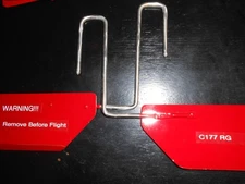 Cessna 177RG Control Lock , vertical locking pin