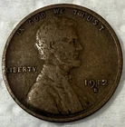 1912 S Lincoln Wheat Penny