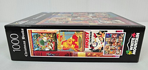 White Mountain Puzzles Christmas Books 1000 pieces #1426T Complete - Picture 6 of 8