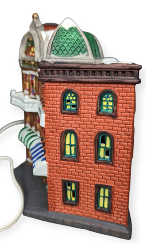 VTG Trim A Home Metropolitan Bank Lighted Christmas Village Building W Box 1999 - Picture 5 of 10