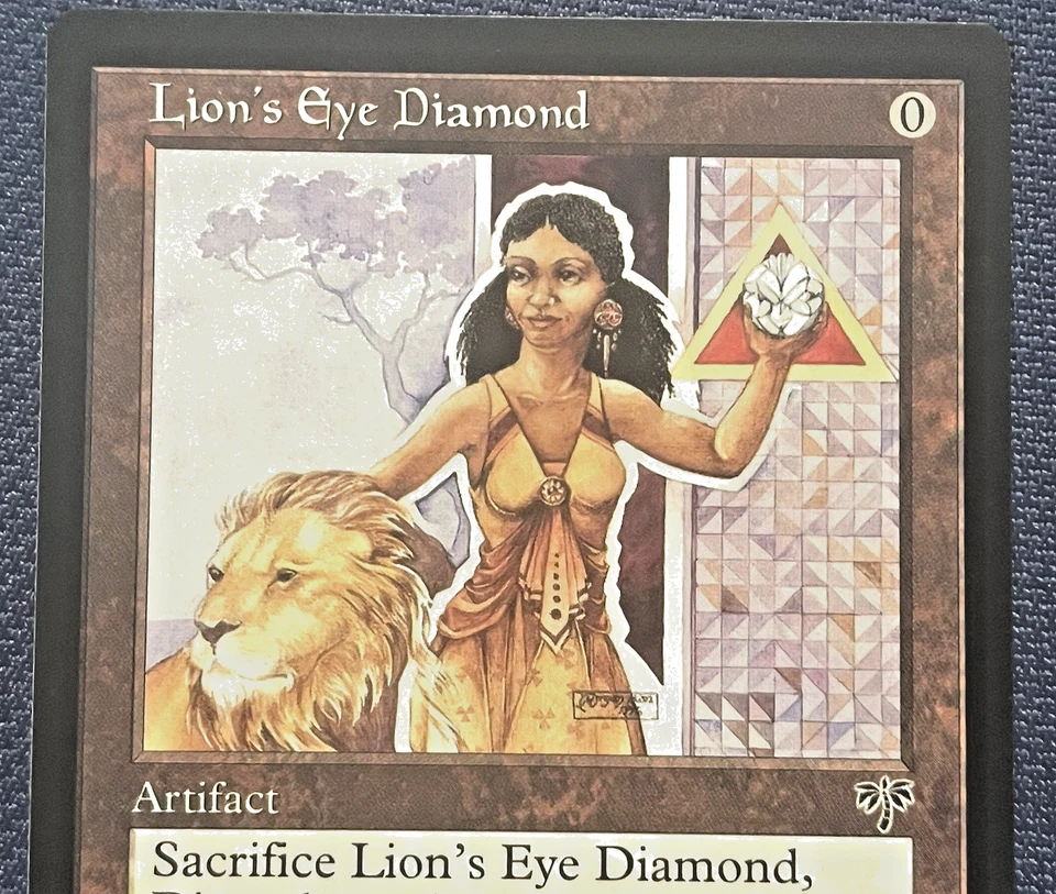 mtg 1996 mirage lion's eye diamond - Image 2 of 4