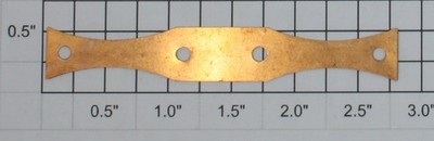 American Flyer 4000-33 Copper Contact Plate for Pickup Assembly-Plate Only