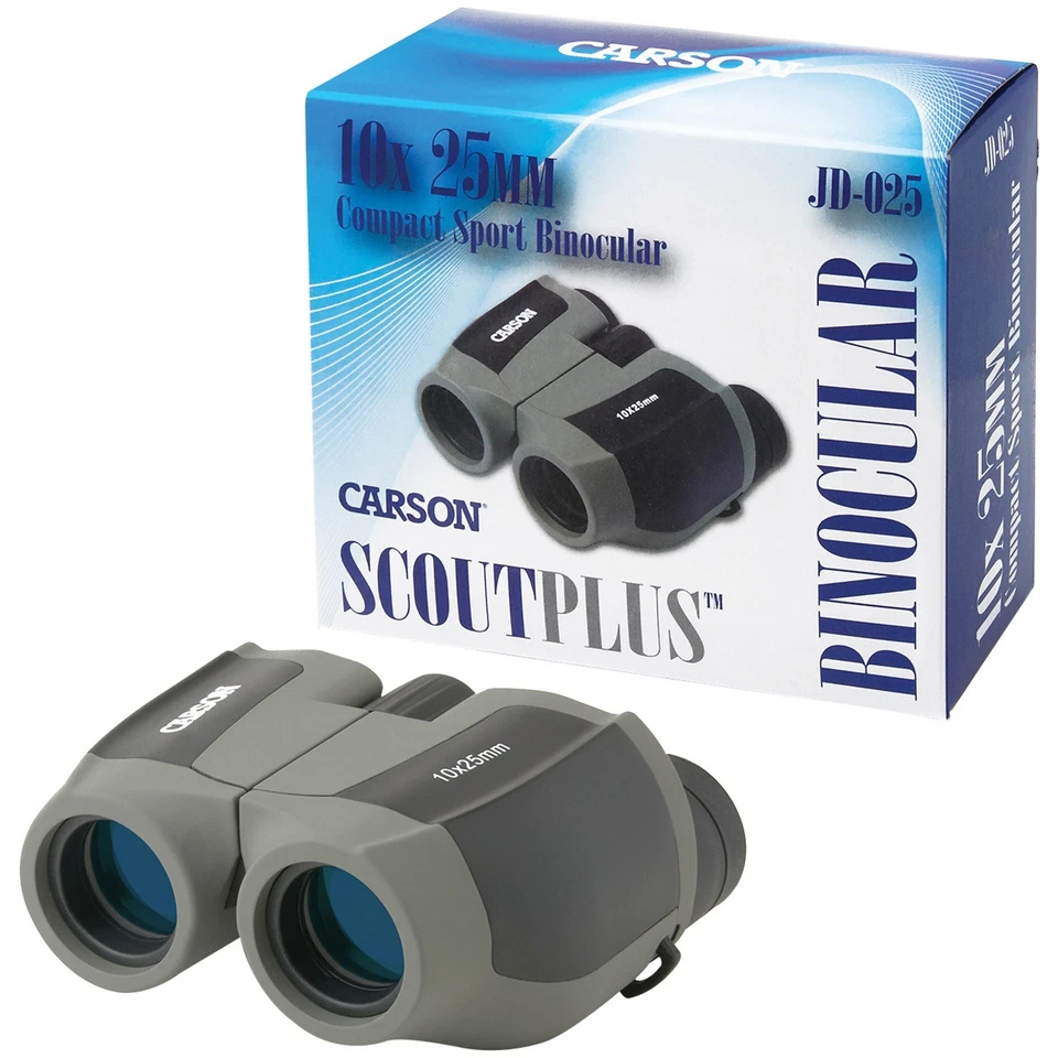 CARSON® ScoutPlus™ 10x 25mm Compact Porro Prism Binoculars - Image 3 of 4